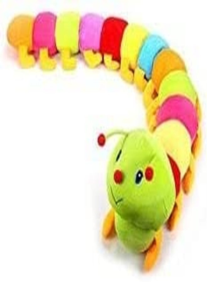 CHIRKUT Lovable Cute 40cm Caterpillier Soft Toys for Kids, hugable Soft Stuffed Lightweight Multicolour Caterpiller Soft Toy|Soft Toys Present for Birthday Baby Girls, Boys & Childrens. - Image 3